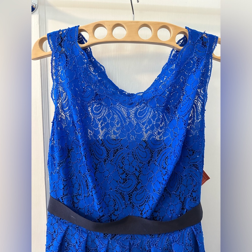 Watters & Watters royal blue dress - Picture 1 of 8